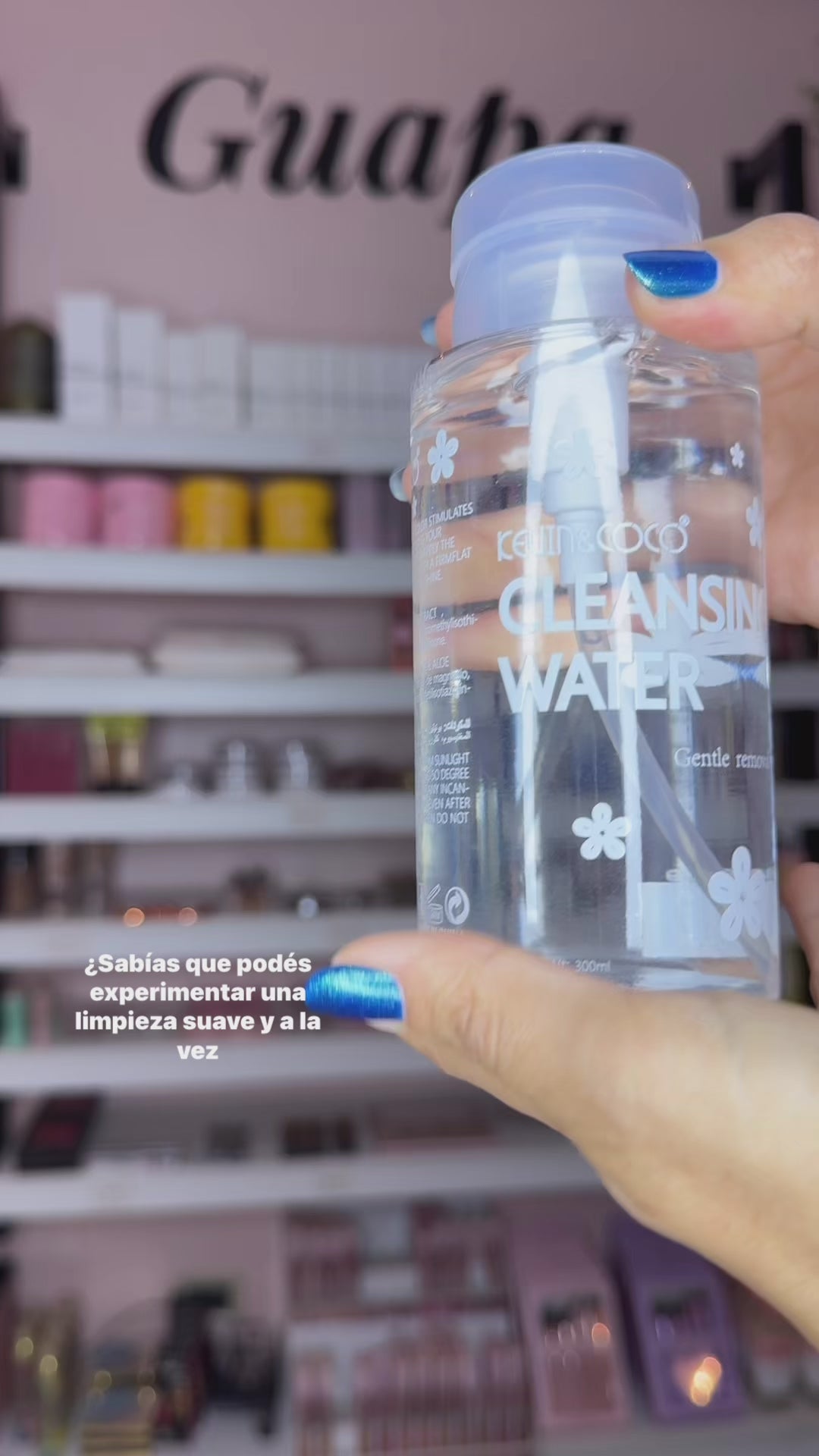 Limpiador facial a base de agua Kevin & Coco