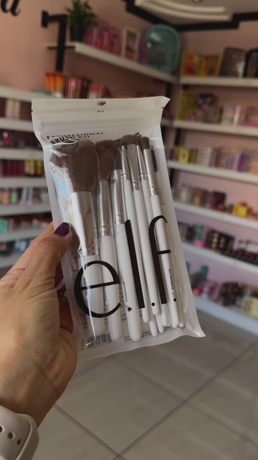 Brochas en set blancas e.l.f