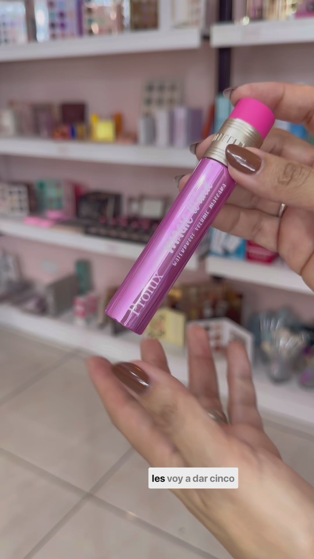 Máscara de pestañas resistente al agua