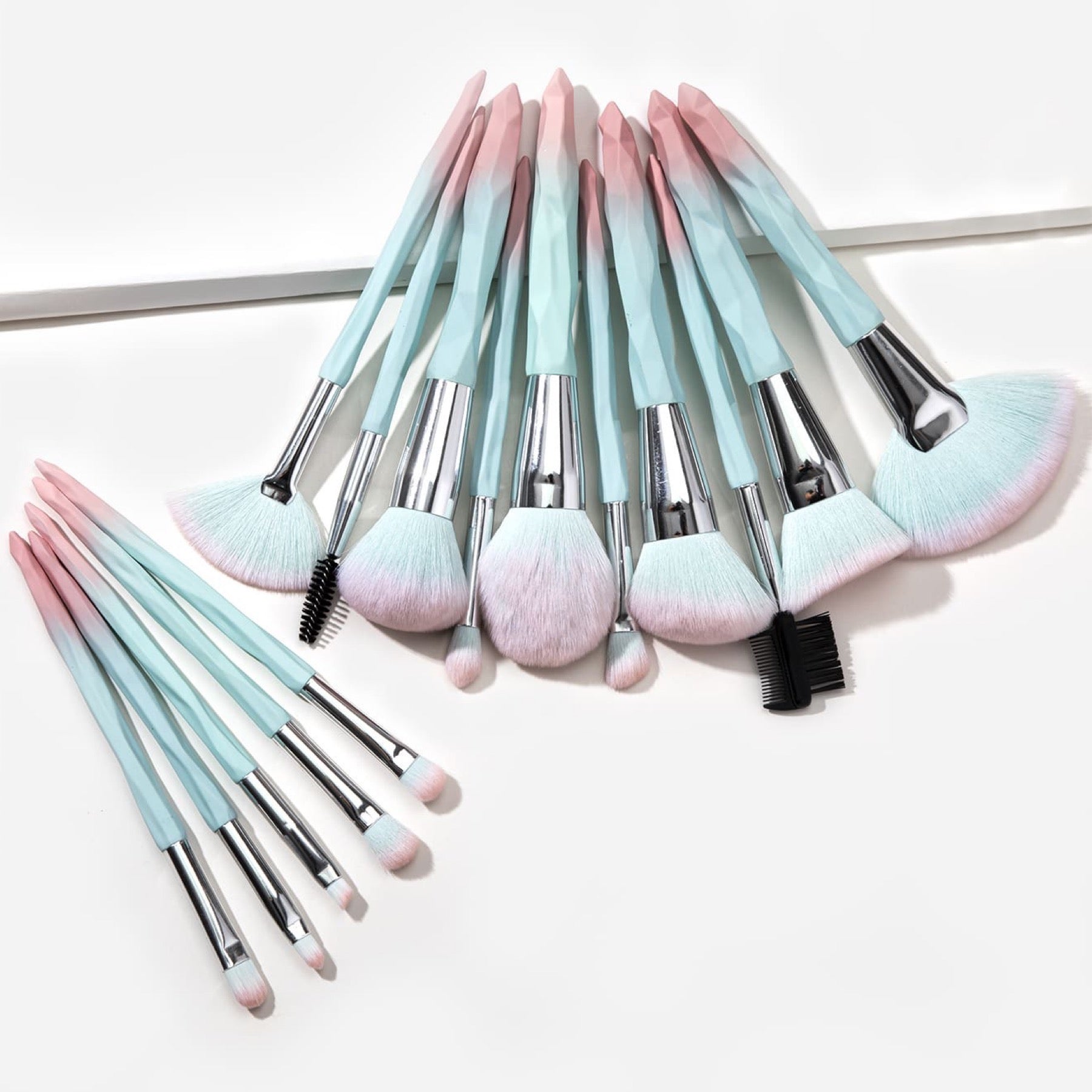 Brochas Rosa-Celeste